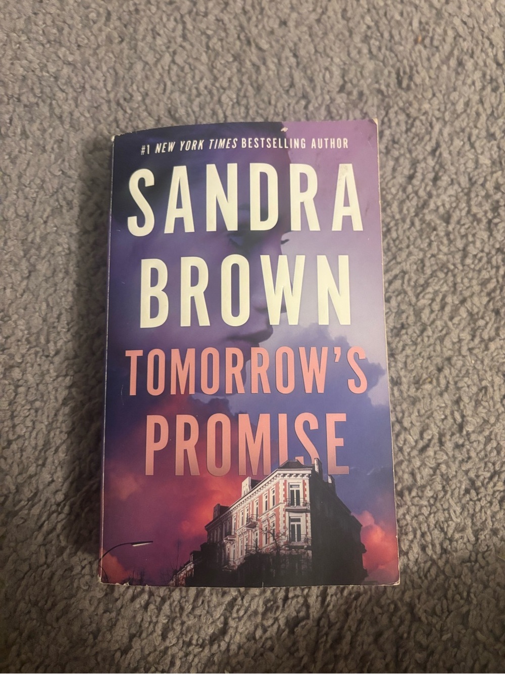 Sandra Brown "Tomorrow's Promise" Paperback - Purple & Pink Cover